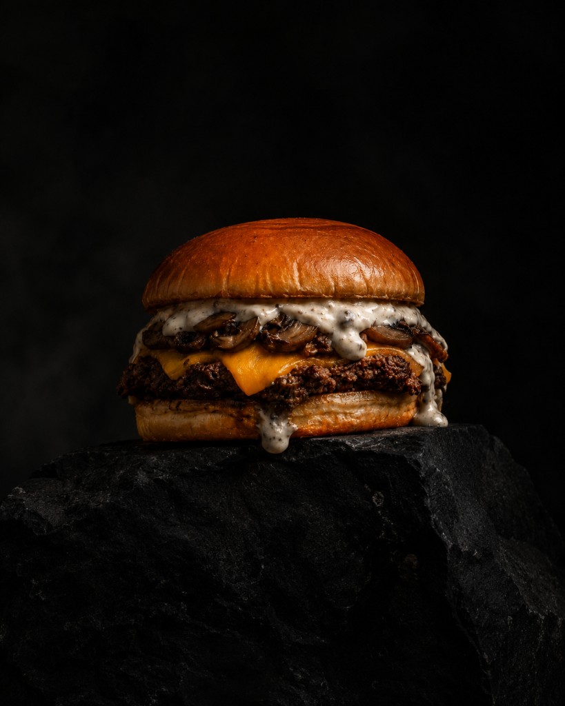 Shroom Melt burger